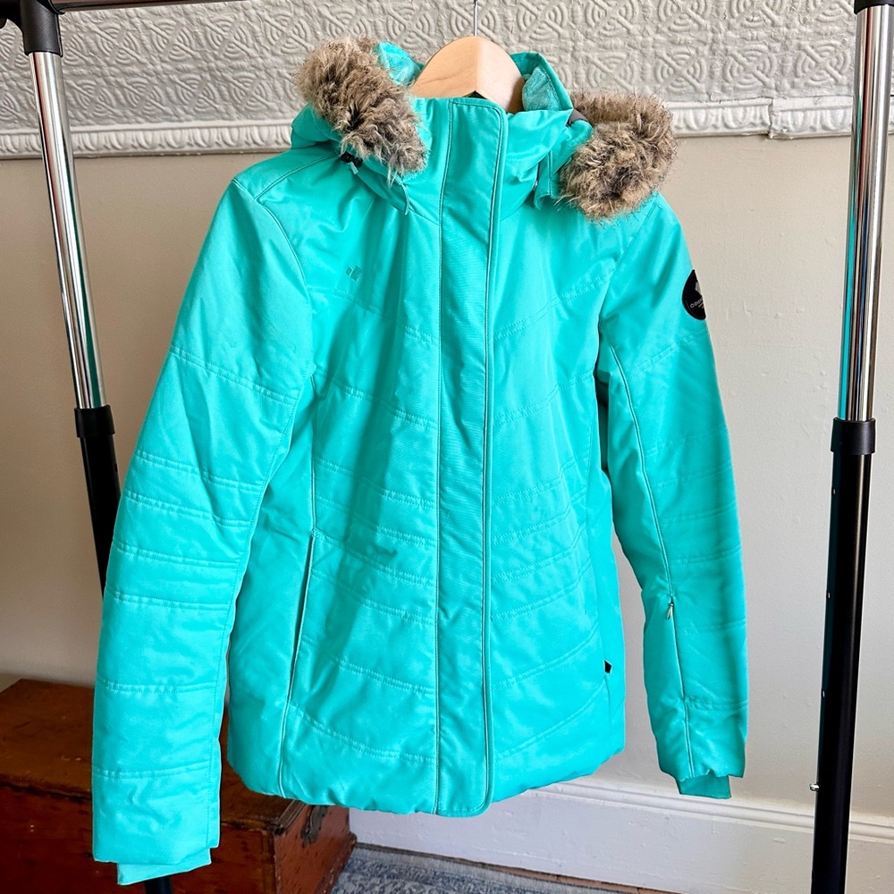 Obermeyer Turquoise Size 6 Ski/Winter Jacket